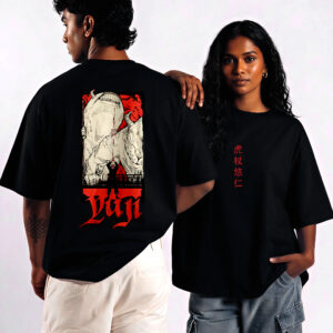 Jujutsu Kaisen Black Oversized T-Shirt