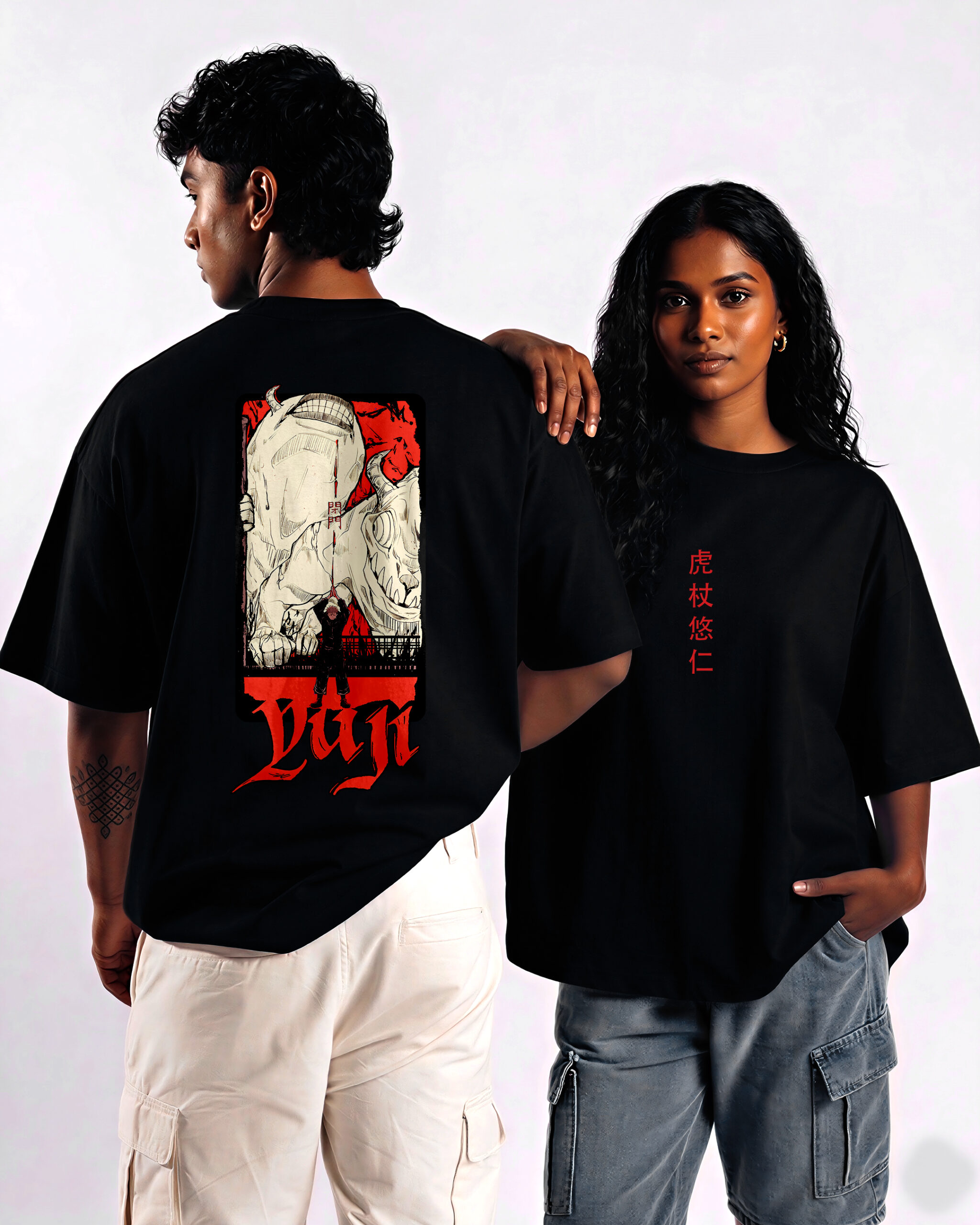 Jujutsu Kaisen Black Oversized T-Shirt