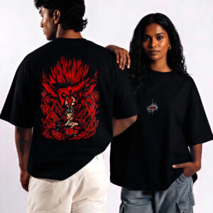 The Solo King Black Oversized T-Shirt